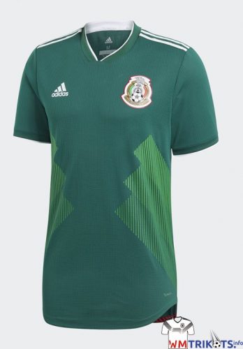 Das neue Mexiko Heimtrikot 2018 von adidas.