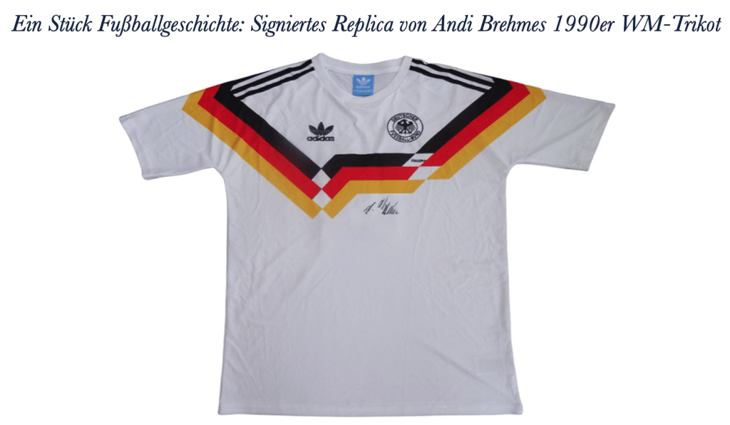 Das DFB 1990 Trikot von Andreas Brehme (Copyright unitedcharity.de)